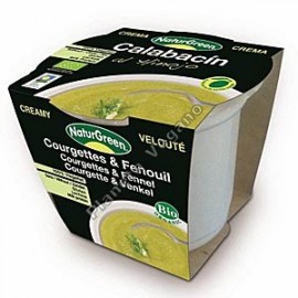 Crema de calabacín al hinojo en tarrina de 310 g - Naturgreen