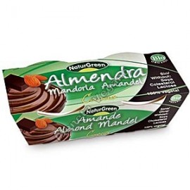 Postre de Almendra con Cacao, 2 x 125 g. Naturgreen
