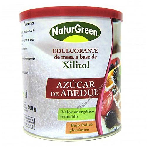 Azúcar de Abedul (Xilitol), 500g. Naturgreen