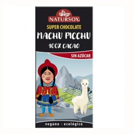 Chocolate Vegano Machu Picchu, 100g. Natursoy