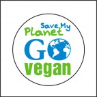 Chapa Save My Planet - Go Vegan
