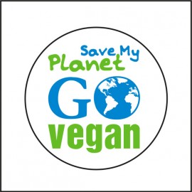Chapa Save My Planet - Go Vegan
