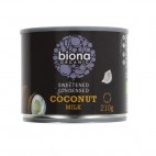 Leche Condensada de Coco, 210 g. Biona