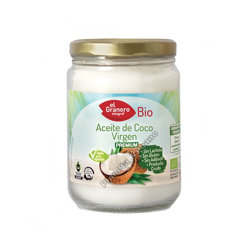 Aceite de Coco Virgen Bio, 500 ml. El Granero