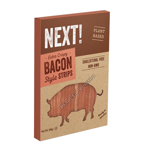 Tiras de Bacon Vegano, 200g. Next