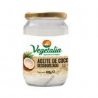 Aceite de Coco Bio Desodorizado, 400 g. Vegetalia