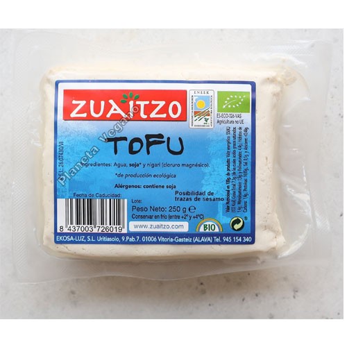 Tofu Natural, 250g Zuaitzo