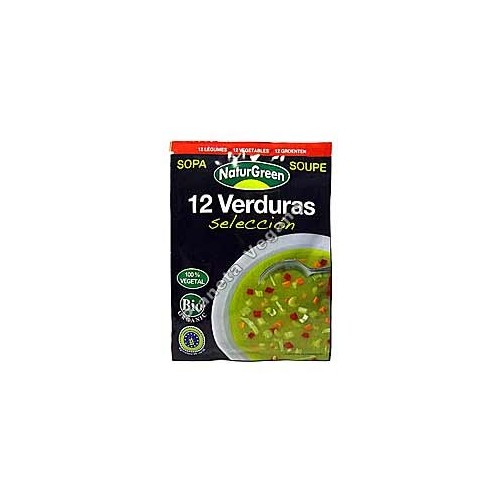 Sopa instantánea de 12 verduras de 40 g - Naturgreen