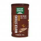 Barquillos Rellenos de Chocolate (Wafer Sticks), 140g. Naturgreen