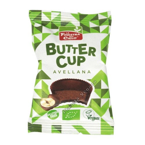 Cookies de Chocolate relleno de Crema de Avellana (Butter Cup), 25 g. La Finestra