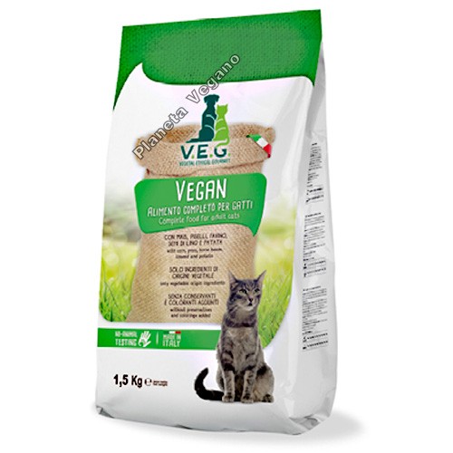 Pienso Vegano para Gatos 7.5 kg V.E.G.