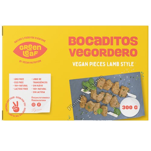Trozos de Cordero Vegano, 300g. Green Leaf-Vegan Nutrition