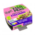 Ensalada de Pescado Vegano estilo Italiano, 175g. Fishpeas