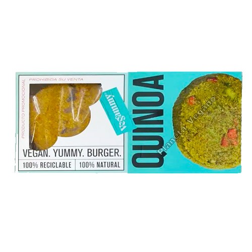Hamburguesa Vegana de Quinoa, 440g. Vegammy