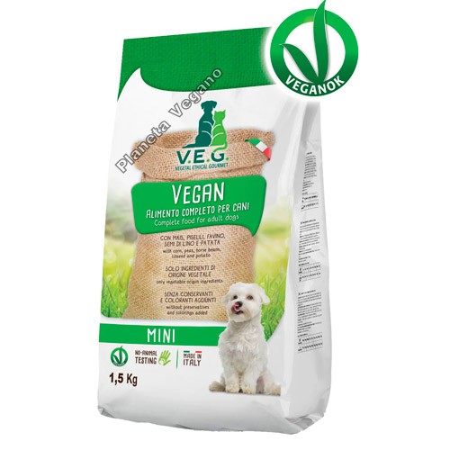 Pienso vegano para Perros Mini 1.5 kg V.E.G