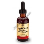 Vitamina B12 Liquida 2000 µg con Complejo B, Solgar